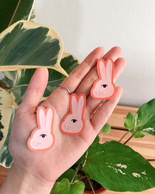 Bunny Head Mini Sticker