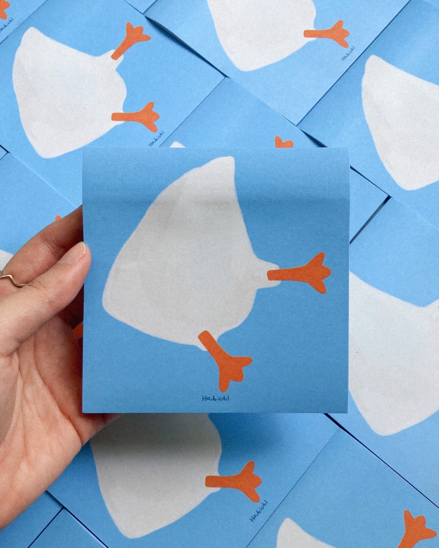 Duck Butt Sticky Memo Pad