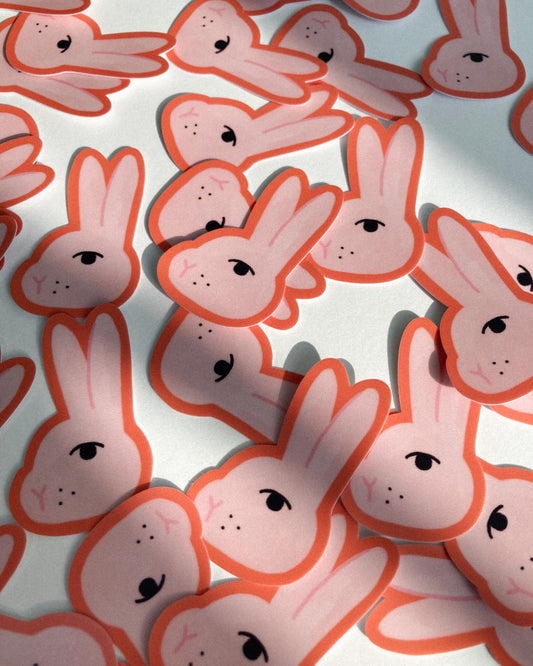 Bunny Head Mini Sticker