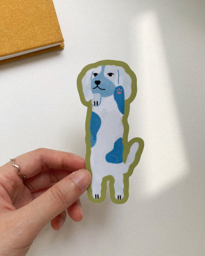 Looong Squiggle Dog Sticker