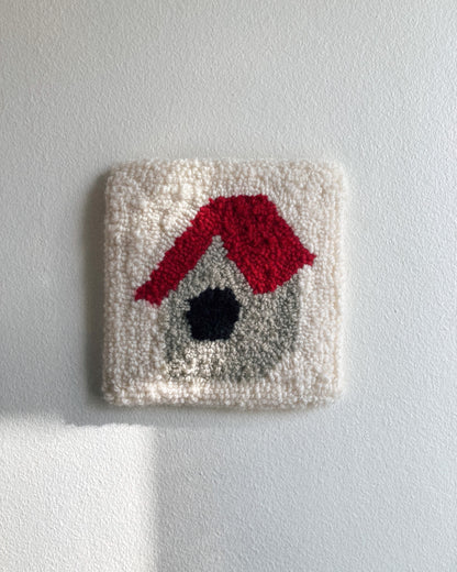 Ruby Bird House House Wall Hanging